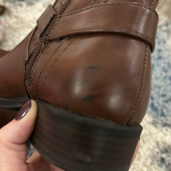 Women's Brown Riding Boot - Picture 10 of 10